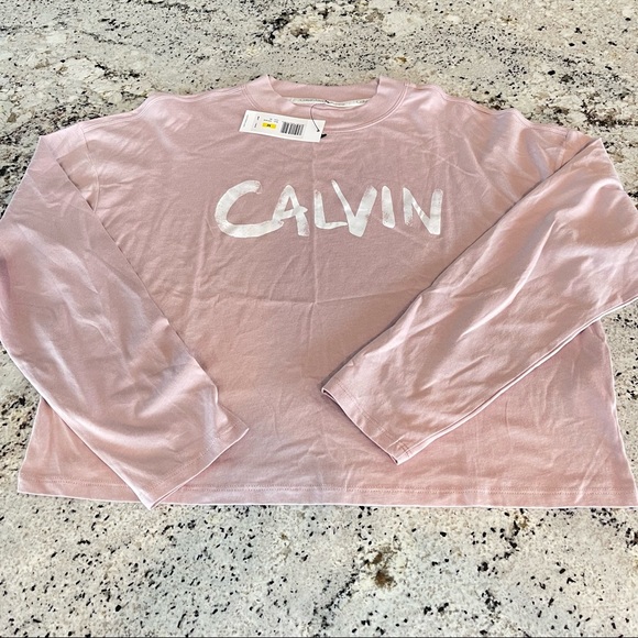 Calvin Klein Performance - Womens LS Cropped Tee - Picture 1 of 3